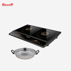 Dowell Double Burner Induction Cooker Stove w/ Pot Electric Stove 3000W IC - 24 with pot - Winland Depot