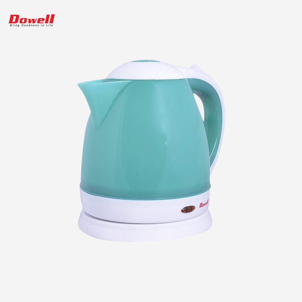 Dowell Plastic Electric Kettle Water Heater 1.5L w/ Auto Shut Off EK - 155 - Winland Depot