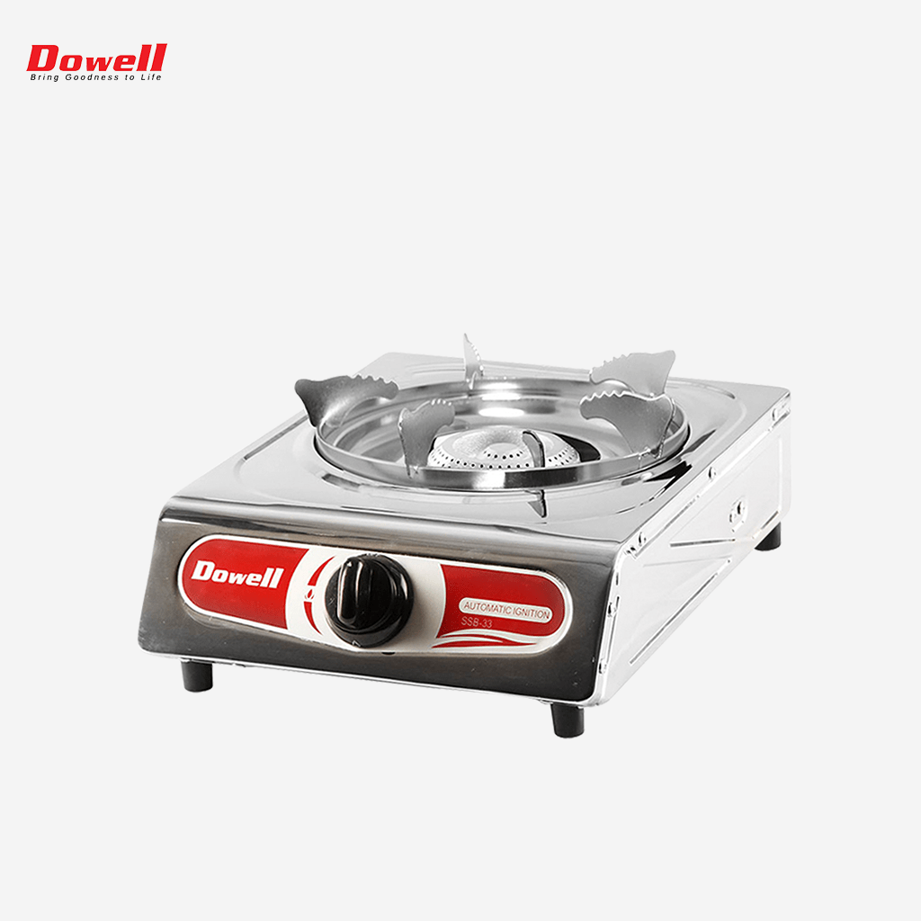 Dowell Single Burner Gas Stove with Stainless Steel Body SSB - 33 - Winland Depot