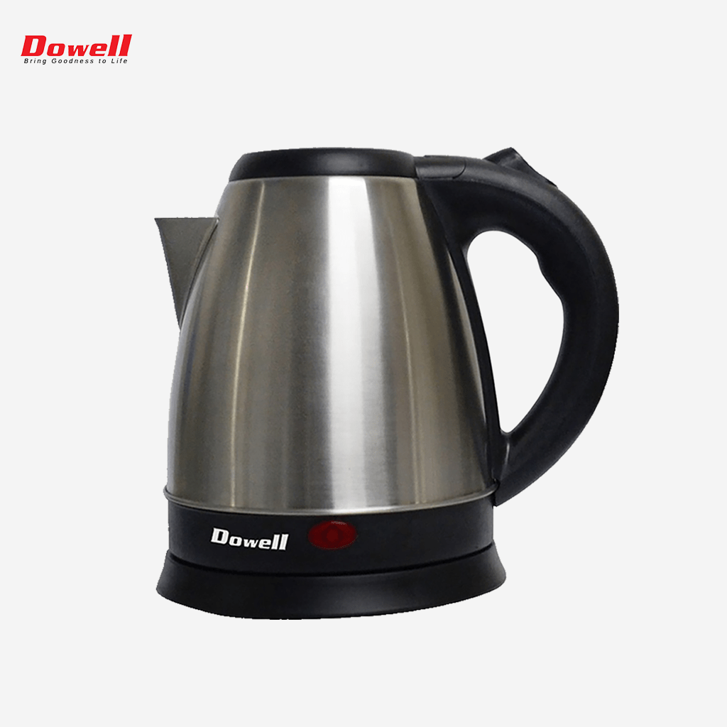 Dowell Stainless Steel Electric Kettle Water Heater 1.5L EK - 105S - Winland Depot