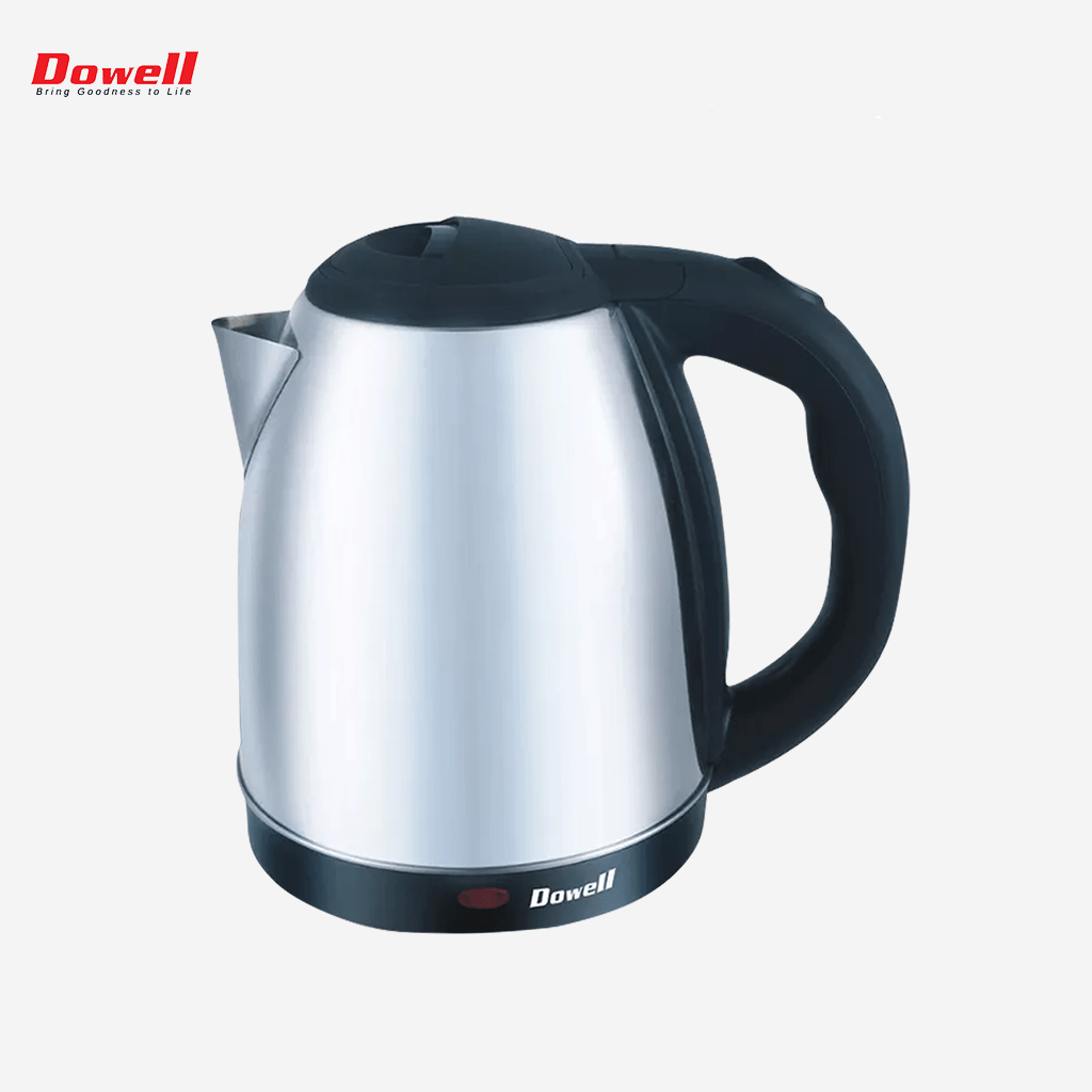 Dowell Stainless steel Electric Kettle Water Heater 1.8L w/ Auto Shut Off EK - 181S - Winland Depot