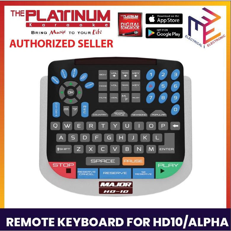 Platinum PTRC-1000 KTV Remote Pad for HD10/Alpha PTRC1000 PTRC 1000 *WINLAND*
