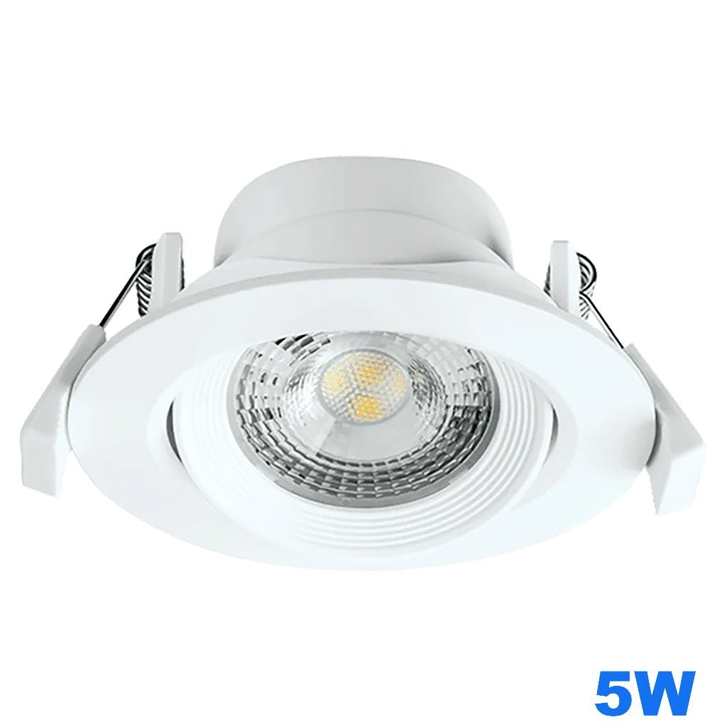 Ecolum 3.5 Inch Tiltable Recessed Downlight (5W - 7W / 220 - 240V AC 50/60Hz) Daylight - Winland Depot