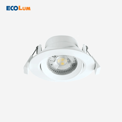 Ecolum 3.5 Inch Tiltable Recessed Downlight (5W - 7W / 220 - 240V AC 50/60Hz) Daylight - Winland Depot