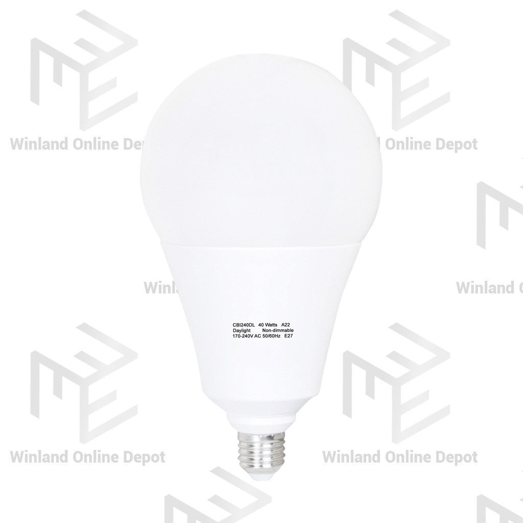 Ecolum 40 Watts Super Bright Power Saving LED Light Bulb Daylight E27 CBI240DL - Winland Depot