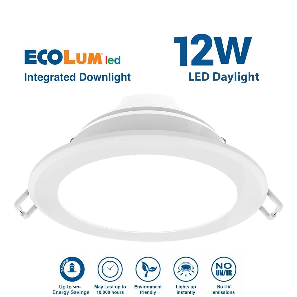 Ecolum Integrated Downlight 12 Watts Daylight CDL223112DL - Winland Depot