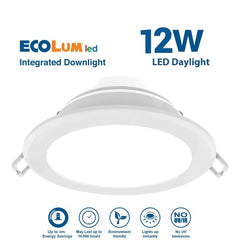 Ecolum Integrated Downlight 12 Watts Daylight CDL223112DL - Winland Depot