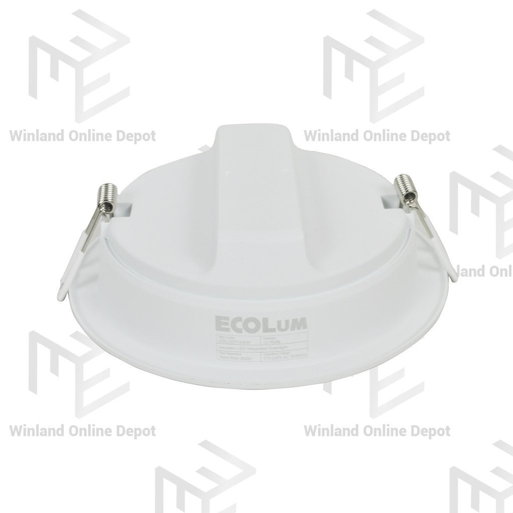 Ecolum Integrated Downlight 12 Watts Warm White CDL223112WW - Winland Depot