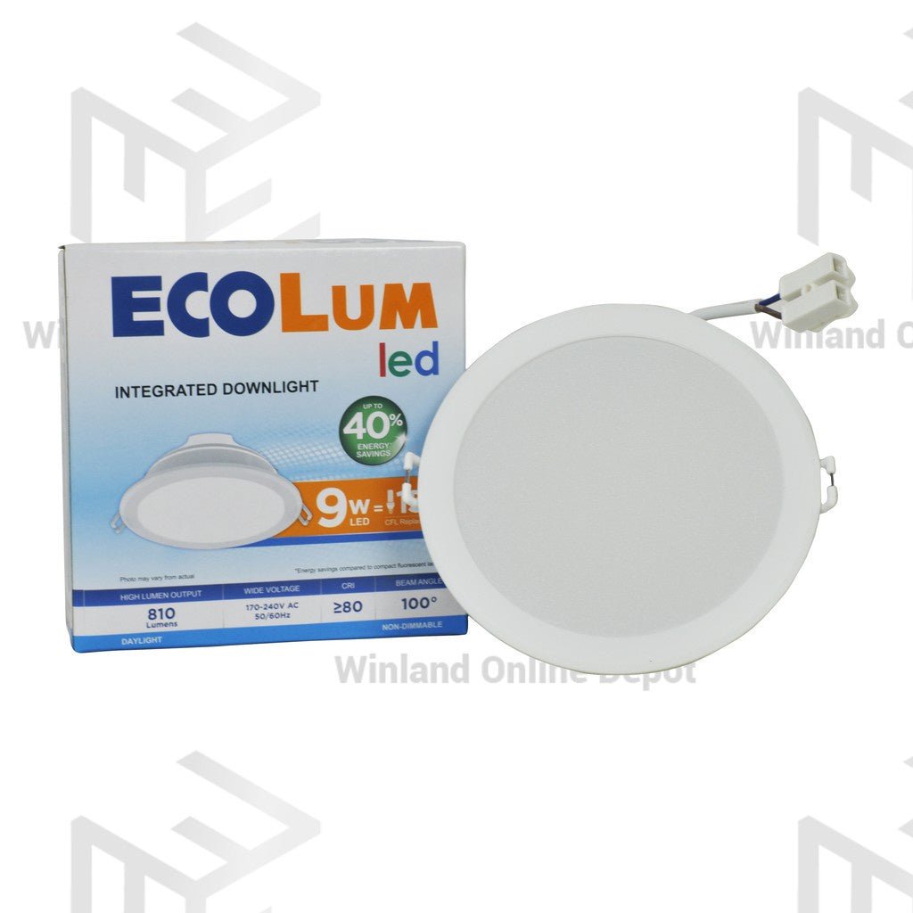 Ecolum Integrated Downlight 9 watts Daylight CDL223109DL - Winland Depot