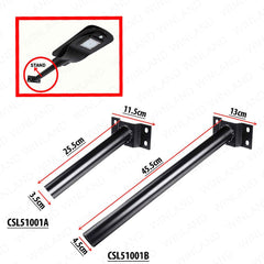 Ecolum Pole Rod LED Bracket for Solar Street Light Pole 25cm/40cm CSL51001 - Winland Depot