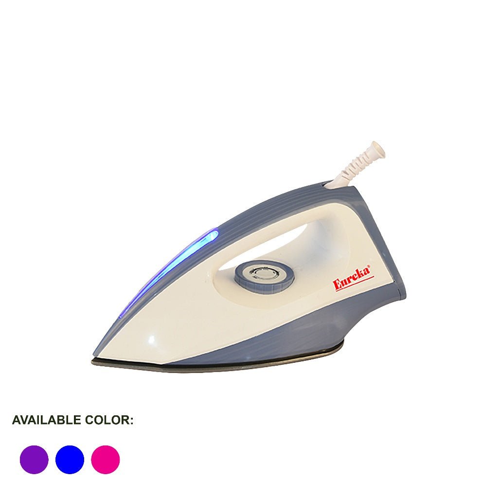 Eureka Non - stick coated sole plate Dry Iron with LED EDI - HB LED - Winland Depot