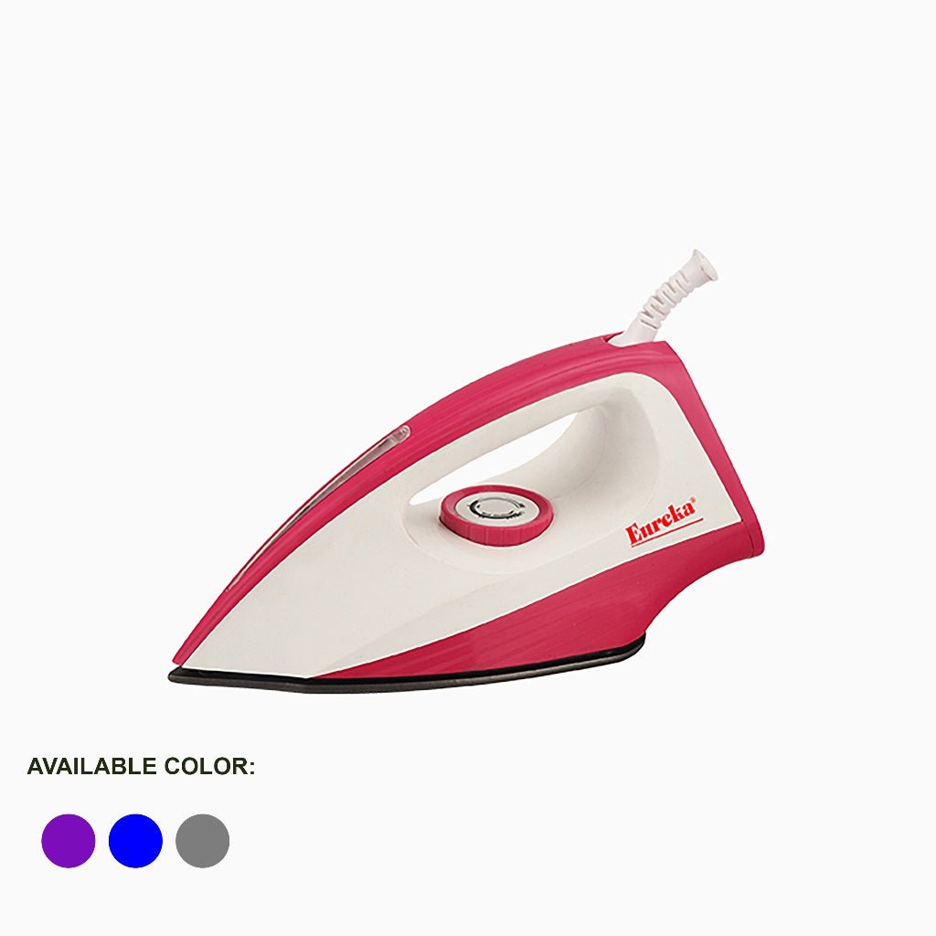 Eureka Non - stick coated sole plate Dry Iron with LED EDI - HB LED - Winland Depot