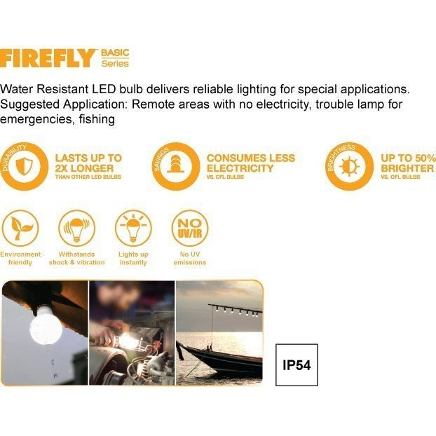 Firefly 12V LED BULB 4W DAYLIGHT 20000 Life Hours EBF404DL - Winland Depot