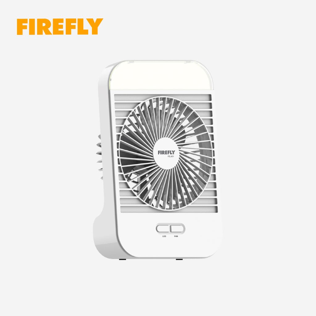 Firefly 5 Rechargeable Fan with 3 Level Brightness Night Light & Fan FEL651 - Winland Depot