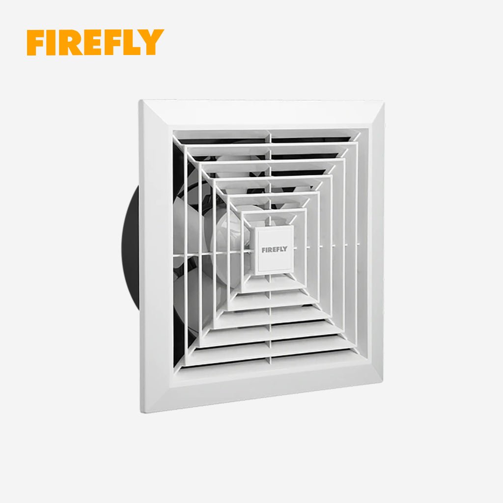 Firefly 8 Inch / 10 Inch / 12 Inch Ceiling Mounted Exhaust Fan Wide Radial Grille 20W - 35W - Winland Depot