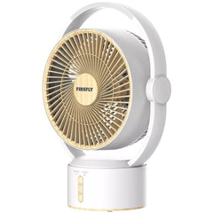 Firefly 9inch Rechargeable Circulator Fan Light/Wood Design - FEL663 - Winland Depot