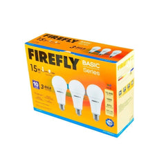 Firefly Basic Series 15Watts Daylight 3 - pcs LED Bulb - Value Pack - V30EBI115DL - Winland Depot