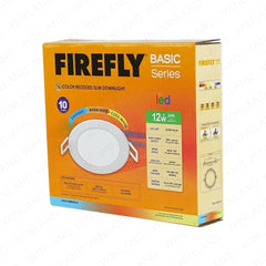 Firefly Basic Series 3 - Color Recessed Slim LED Downlight 12W EDL212612TC - Winland Depot