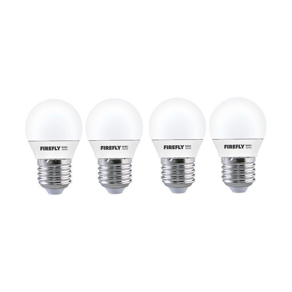 Firefly Basic Series 3Watts Daylight 4 - pcs LED Bulb - Value Pack - V40EBI103DL - Winland Depot