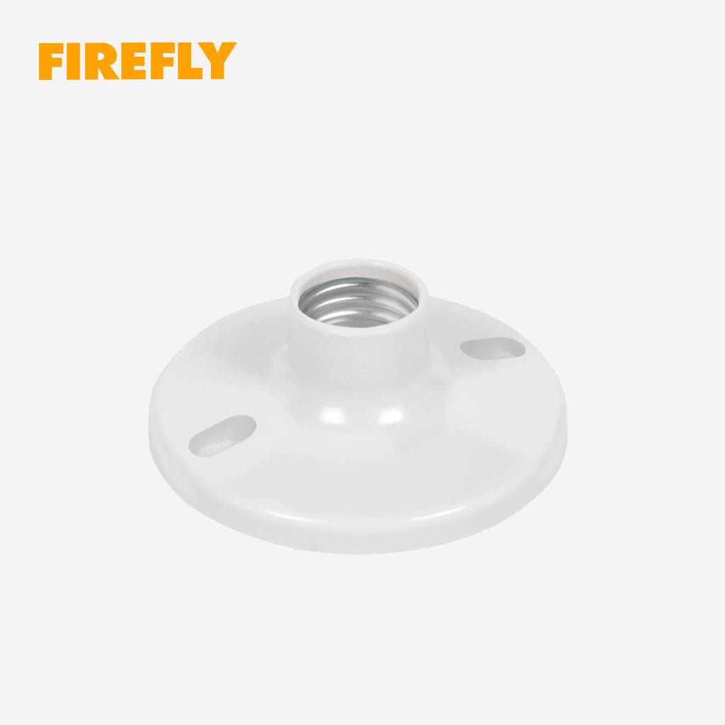 Firefly E27 Bulb Light Receptacle 4 1/4" Diameter with screw FEDCRW104 / FEDCRW204 - Winland Depot