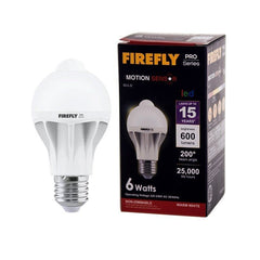 Firefly Functional LED Motion Sensor 6W 90s Delay Warm White/Daylight - FBF206WW; FBF206DL - Winland Depot