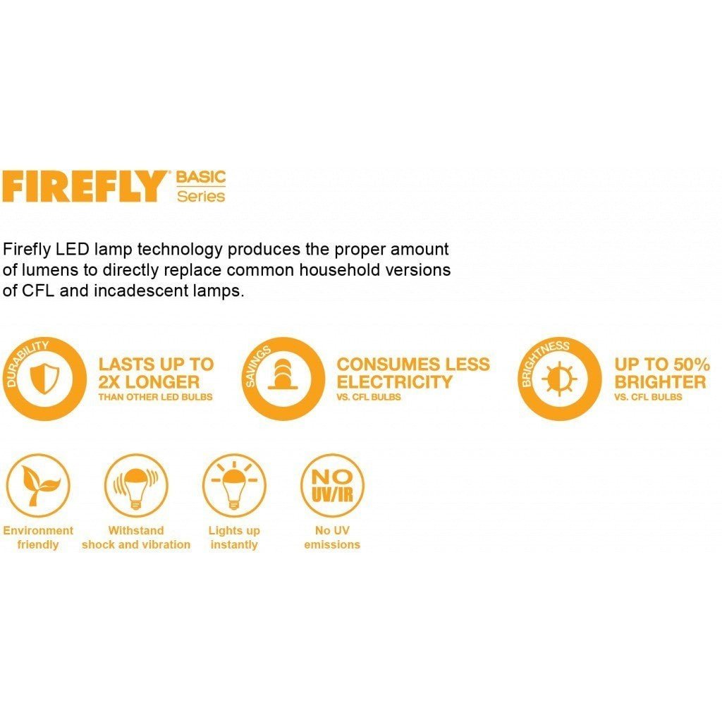 Firefly LED Filament Classic 6A Warm White 15000 hours EBI906WW - Winland Depot