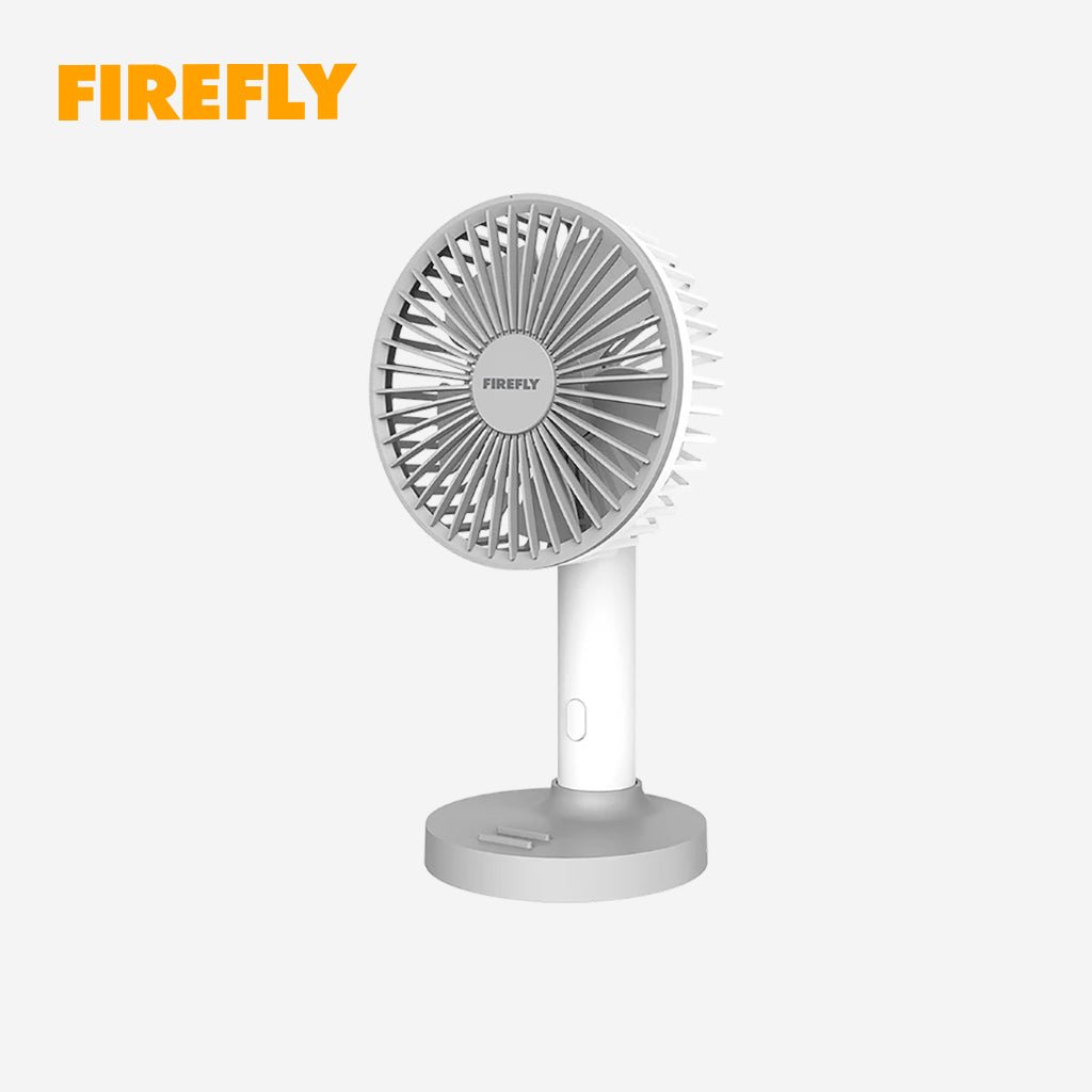 Firefly Portable Handy Stand Fan with Mobile Phone Holder FEL810 - Winland Depot