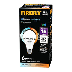 Firefly Pro Series Functional LED Bluetooth Speaker Bulb (6W/100 - 240V) FBF606DL - Winland Depot