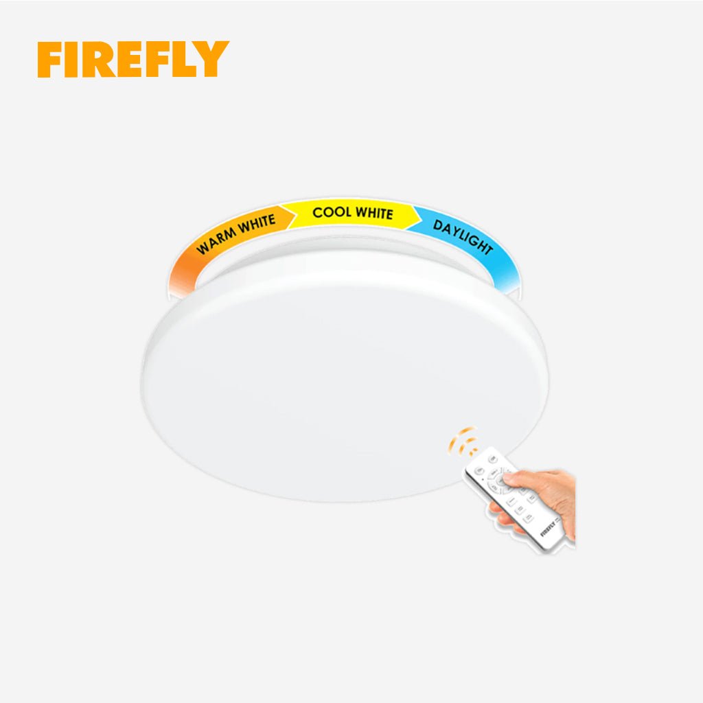 Firefly Pro Series Functional LED Tri-color Ceiling Lamp with Remote 1 ...