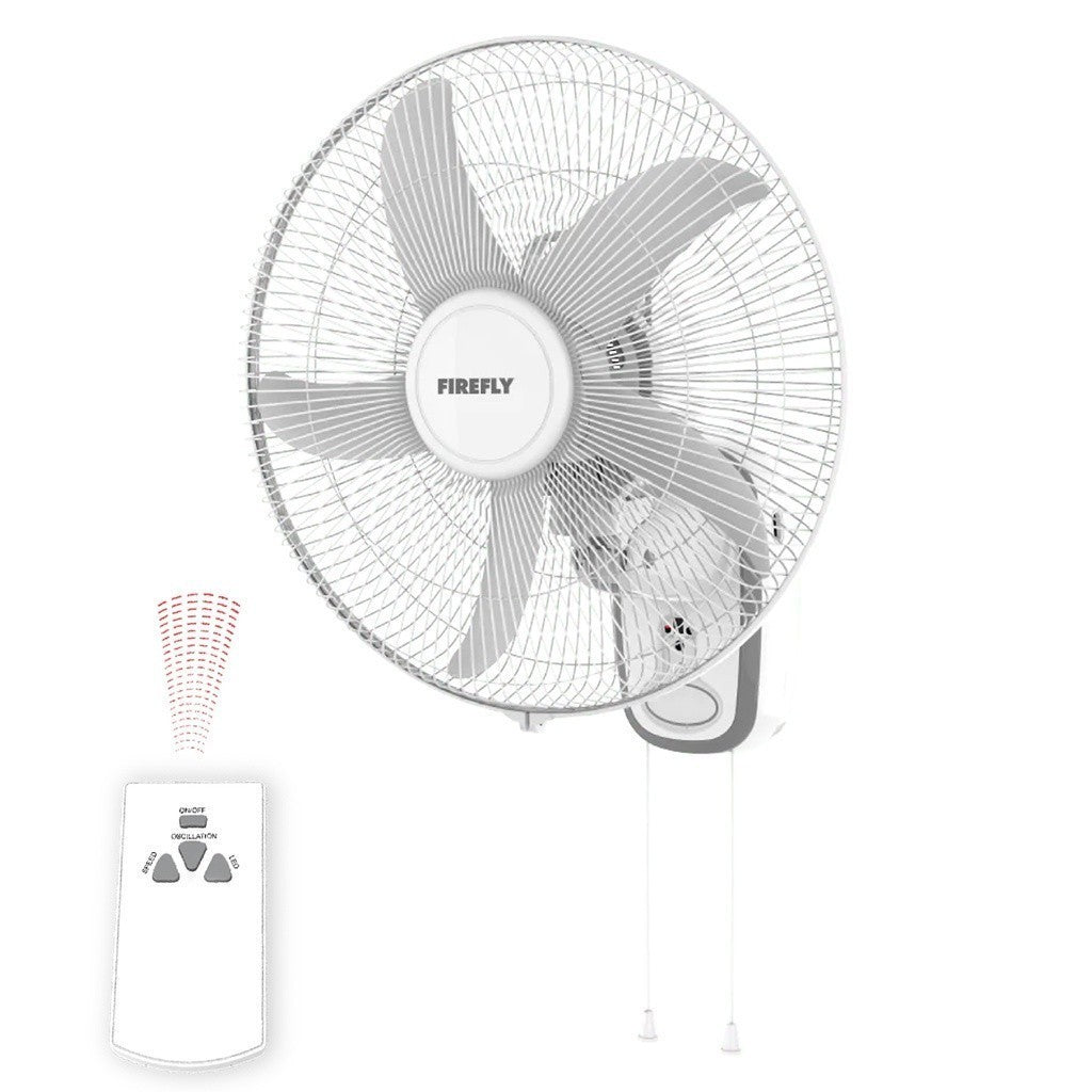 Firefly Rechargeable 14 inch Wall Fan with Night Light and Remote Control FEL652 - Winland Depot