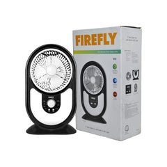 Firefly Rechargeable 7 Inch Mini Table Fan w/ Night Light w/ Built - in LED Lighting FEL629 - Winland Depot