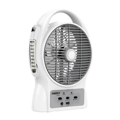 Firefly Rechargeable 8 inch Oscillating 3 - Speed Fan w/ USB Charging Port FEL624 - Winland Depot