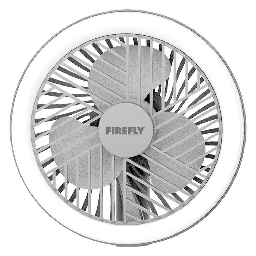 Firefly Rechargeable Mini Fan with Night Light/Ring Light - FEL657 - Winland Depot