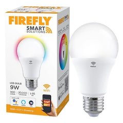 Firefly Smart Solutions LED Bulb 9W (RGB + CCT + DIMMING) FSB109RCD - Winland Depot