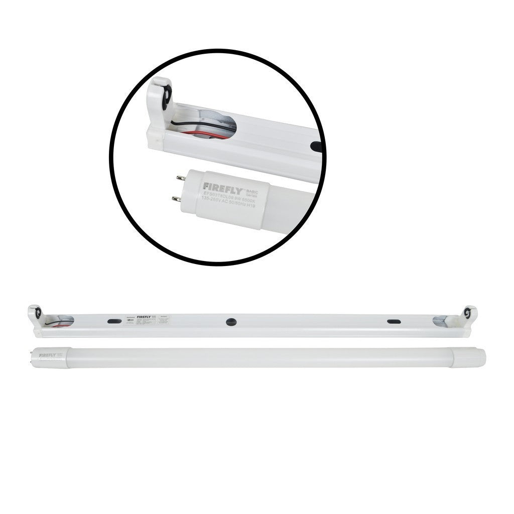 Firefly T8 Led Tube & Box Type Set 9w LED Lamp EBTS11/DL09 - Winland Depot