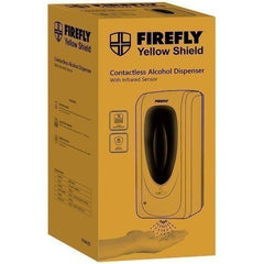 Firefly Yellow Shield Automatic Alcohol Dispenser Wall - Mounted FYA102D - Winland Depot