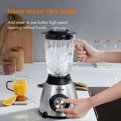 Gaabor 1.5L Blender for Shake Multifunctional Blender Food Processor Soda Lime Glass Jug - Winland Depot