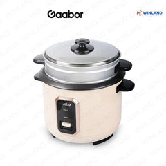 Gaabor 1.8L Rice Cooker Accurate Temperature Control Equipped, Steamer Basket RC15M - WH02A - Winland Depot