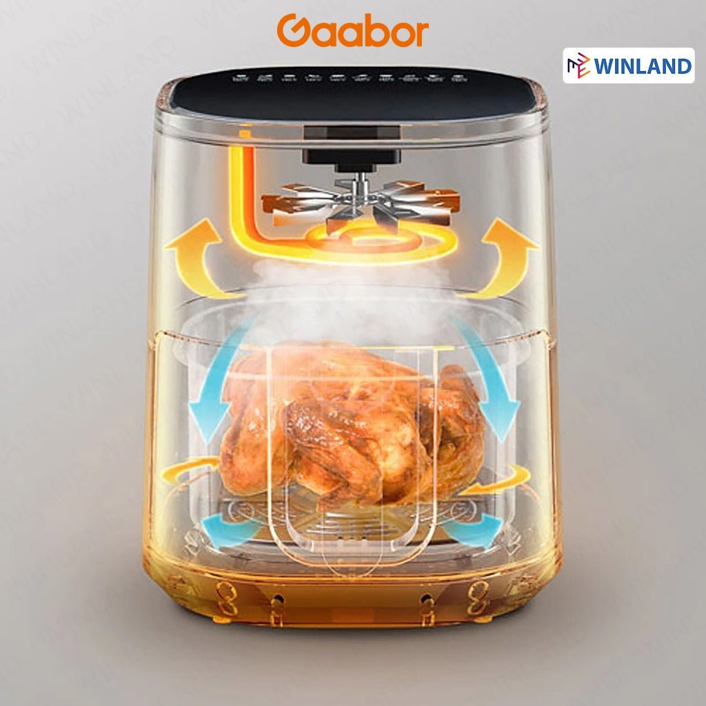 Gaabor 4.5Liters Air Fryer Household Multi - functional Healthy Cooking Food - grade - White - Winland Depot