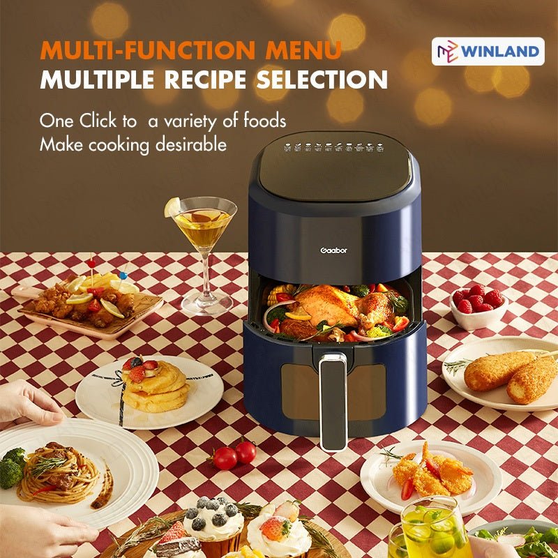 Gaabor 5L Air Fryer Oil Free Oven with 8'Functions Menu Simple Manual Control GA - E5D01 - Winland Depot