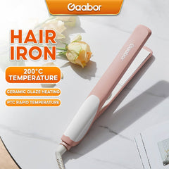 Gaabor Fast Heating Portable Hair Straightener for Straight and Curly Hair - Winland Depot