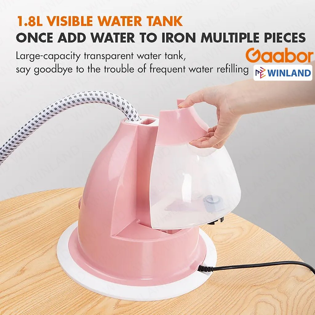 Gaabor Garment Steamer High Penetrating Power Quick Ironing w/ Adjustable Height & Stable - Winland Depot