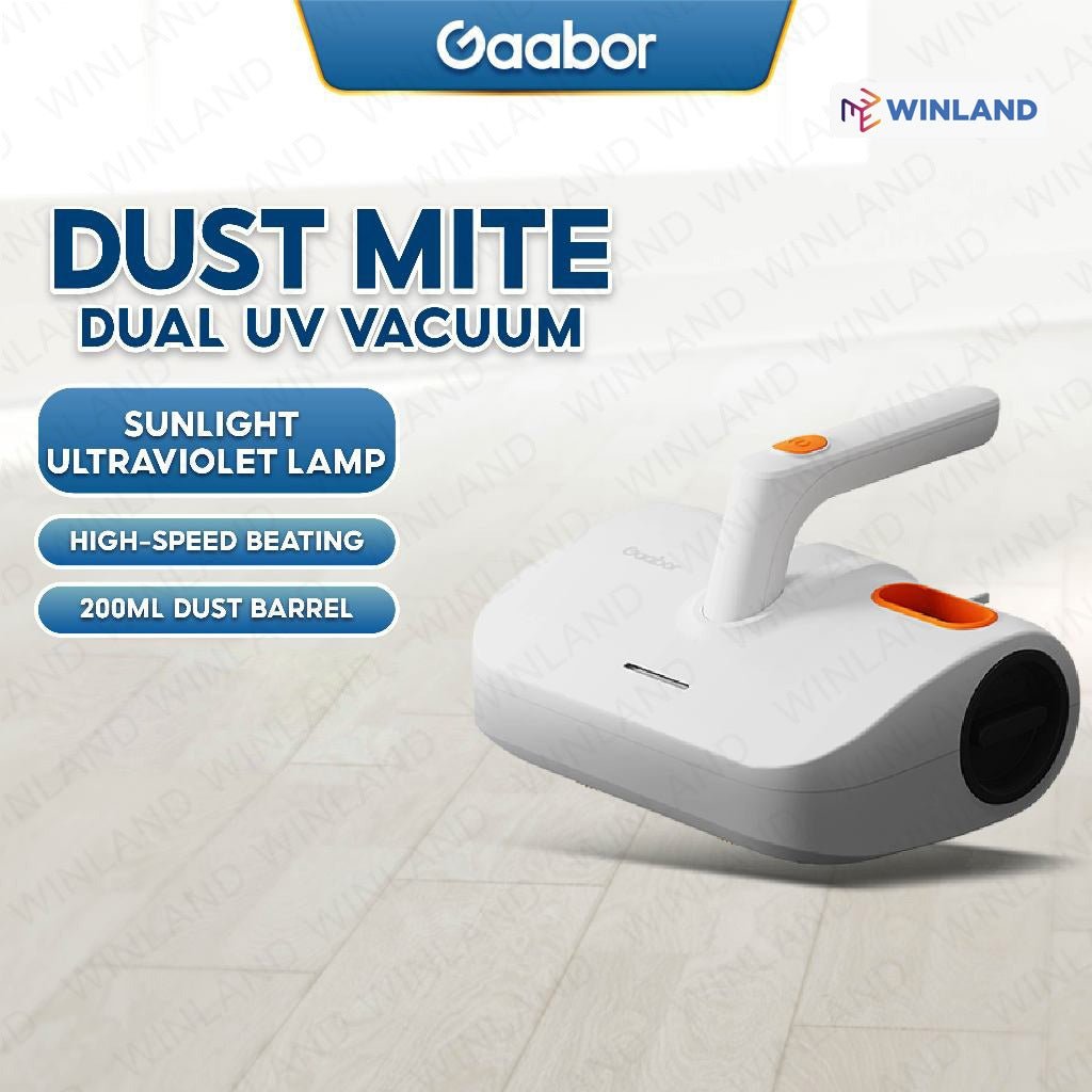 Gaabor Handheld Dust Mite Vacuum Cleaner 200ml Dust Barrel - UV light sterilization - Winland Depot