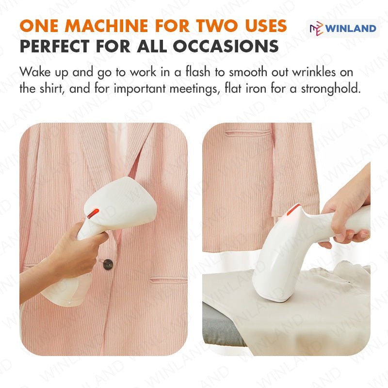 Gaabor Hanging Iron Wet & Dry Handheld Ironing Machine with Removable Brush 300ml 1300W - Winland Depot