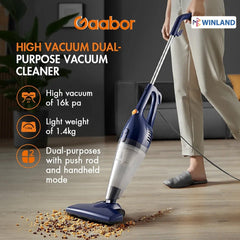 Gaabor Vacuum Cleaner | Household 2 - in - 1 Mini Handheld Strong Sunction Vacuum Cleaner - Winland Depot