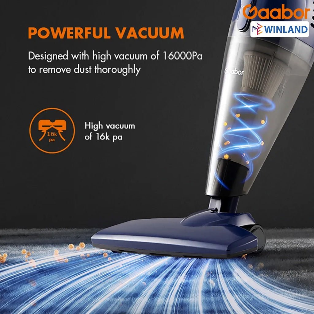 Gaabor Vacuum Cleaner | Household 2 - in - 1 Mini Handheld Strong Sunction Vacuum Cleaner - Winland Depot