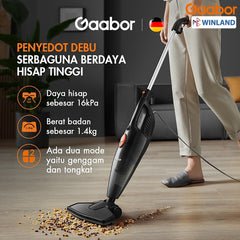 Gaabor Vacuum Cleaner | Household 2 - in - 1Mini Handheld Light & Clean Dual Use Vacuum - Winland Depot