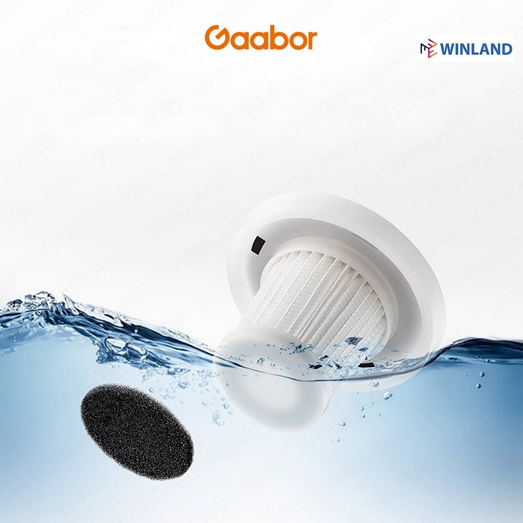 Gaabor Vacuum Cleaner | Household Strong Sunction Handheld Vacuum Cleaner - White - Winland Depot