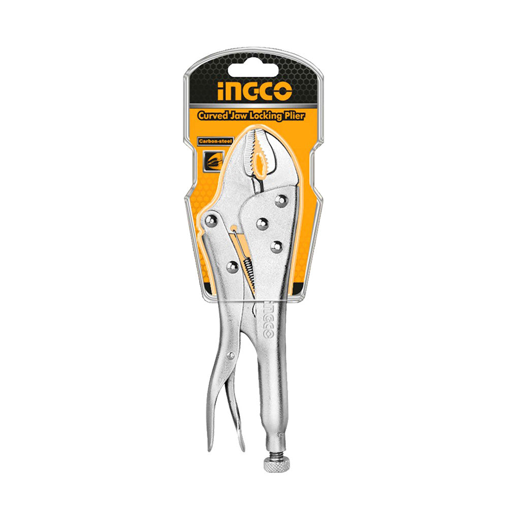 Ingco 10 Inch Curved Jaw Vise Grip Pliers HCJLW0210