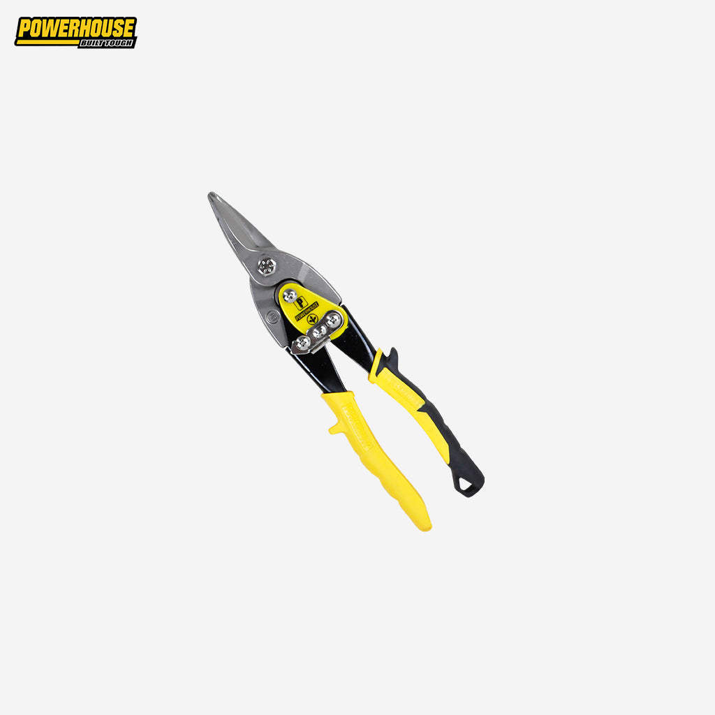 Powerhouse 10inches Straight Aviation Snip Yellow PH-AVIATION SNIP-10"